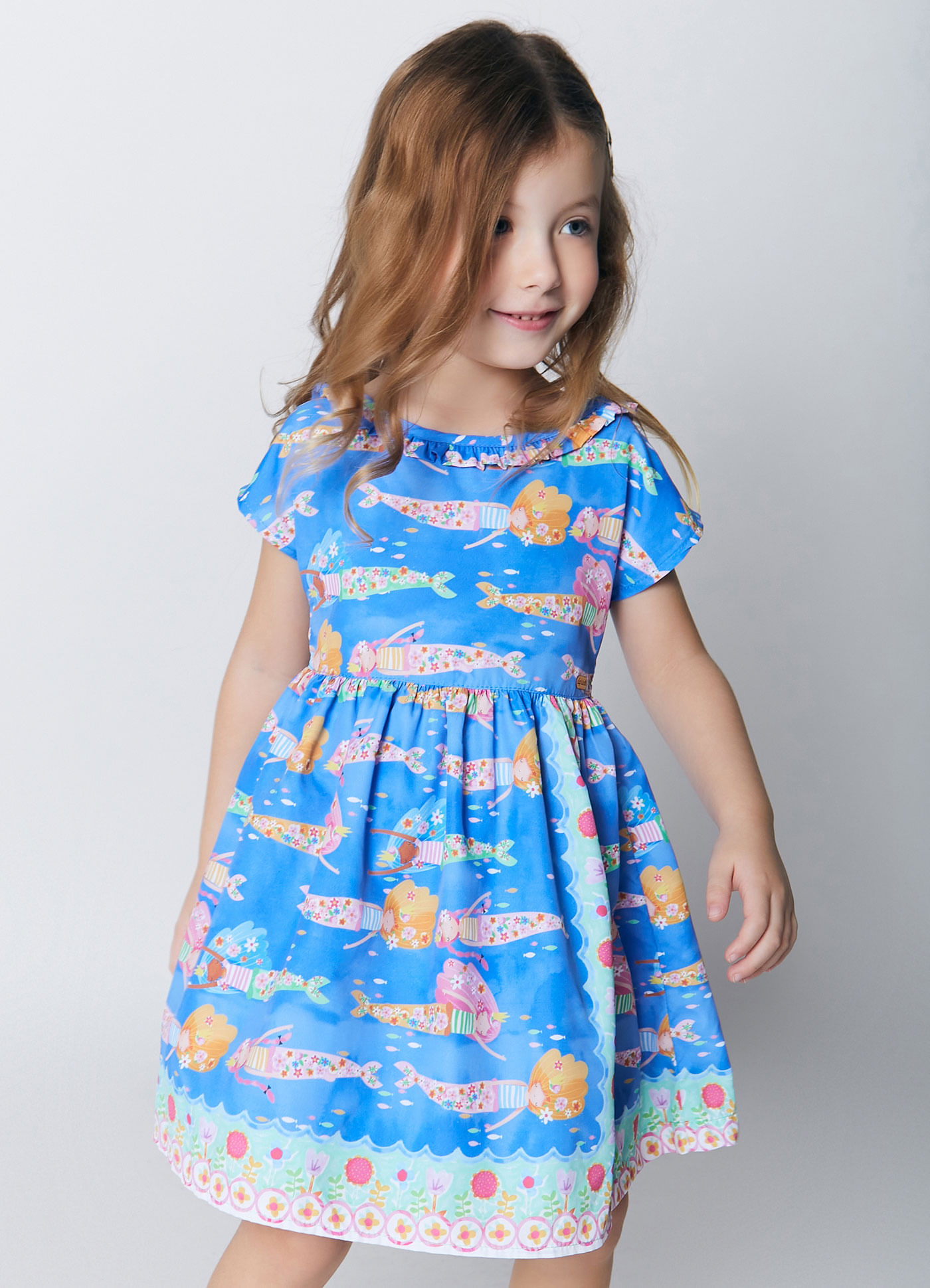 Vestido Sereia Infantil - Lojinha da Vivi - Roupas, Calçados e Acessórios  Infantil