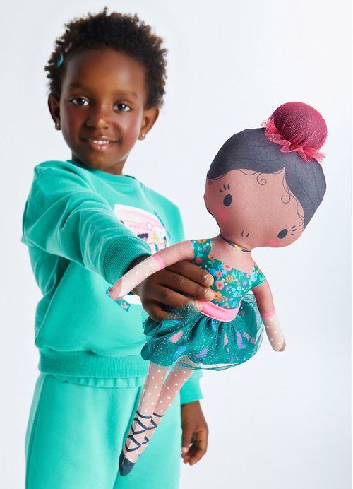 Almofada Boneca Infantil Escolinha de Balé – Tam. U - Verde