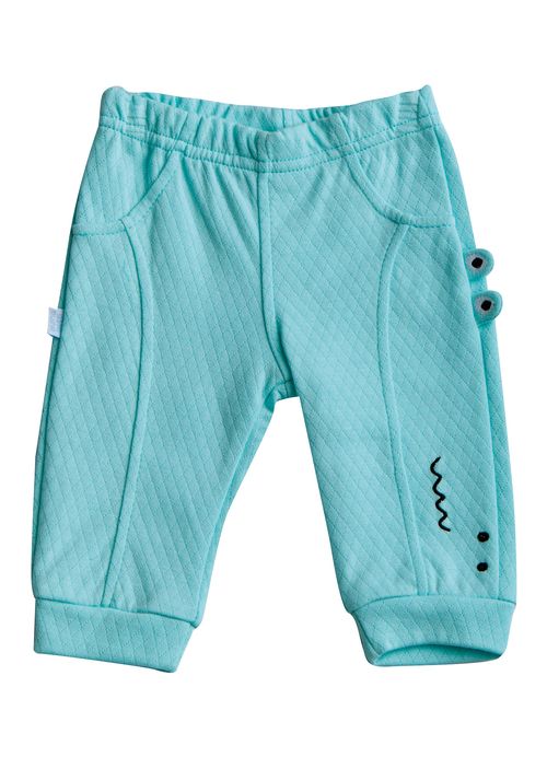 Calça Infantil Menino Amiguinhos da Natureza - Tam. 0 a 3 meses – Verde