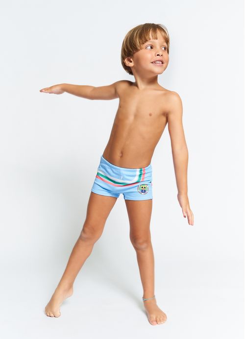 Sunga Infantil Estampa Surf Vibes – Tam. 6 meses a 12 anos – Azul