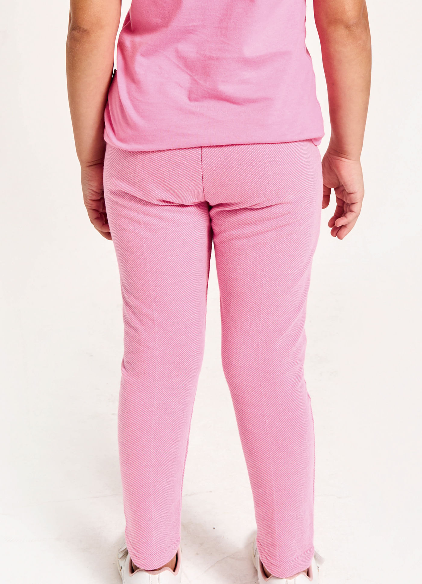 Adorel Leggings de algodão calças compridas para meninas, conjunto de 2,  Céu azul e rosa : : Moda