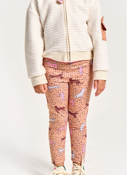 Legging Infantil Menina Estampa Minha Amiga Oncinha - Tam. 2 a 12 anos –  Camelo