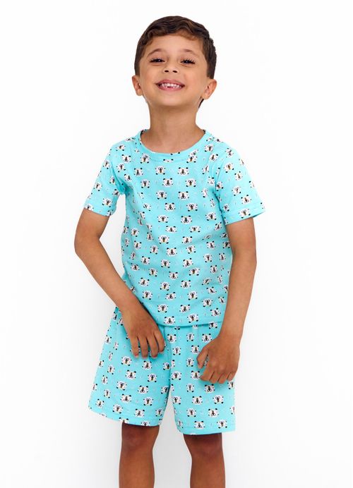 Pijama Infantil Menino Estampa Tigre Escondidinho – Tam. 1 a 10 anos – Esmeralda