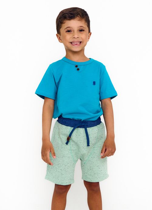 Bermuda Infantil Menino Estampa Casual – Tam. 2 a 12 anos – Cores