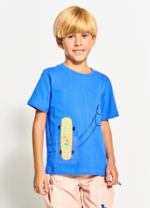 Camiseta Infantil Menino Estampa Skatista Radical - Tam. 2 a 12 anos – Sonic