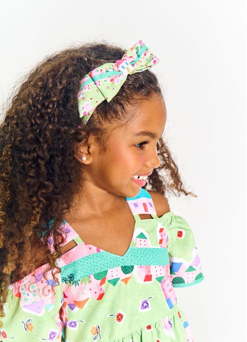 Arco Infantil para Cabelo Geocasinha – Tam. U – Verde