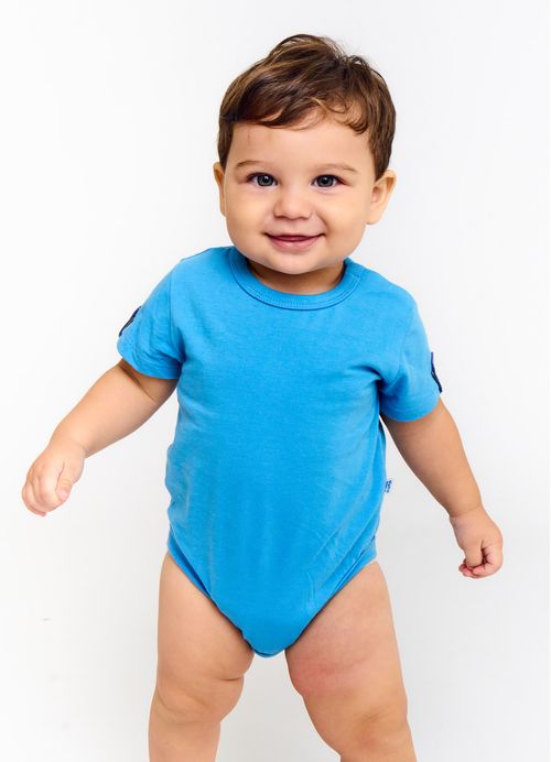 Body Infantil Bebê Menino Estampa Enfim, o verão – Tam. 3 a 18 meses – Indigo