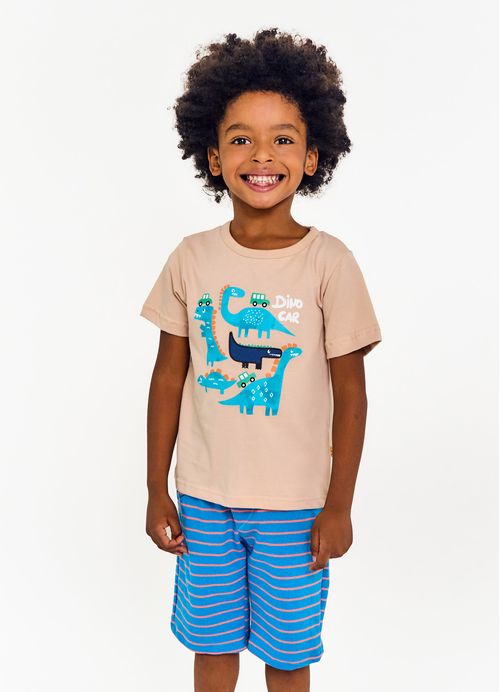 Camiseta Infantil Menino Estampa Cool  - Tam. 2 a 12 anos - Cores