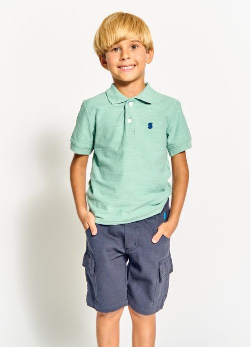 Bermuda Infantil Menino Basiquinho – Tam. 2 a 12 anos – Preto