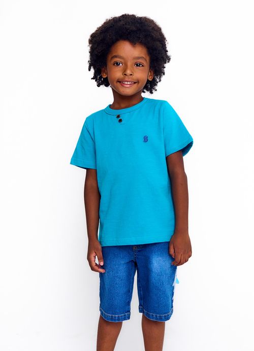 Camiseta Infantil Menino Estampa Ataque de Estilo - Tam. 2 a 12 anos - Turmalina