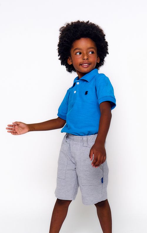 Bermuda Infantil Menino Estampa Confort – Tam. 2 a 12 anos – Cores