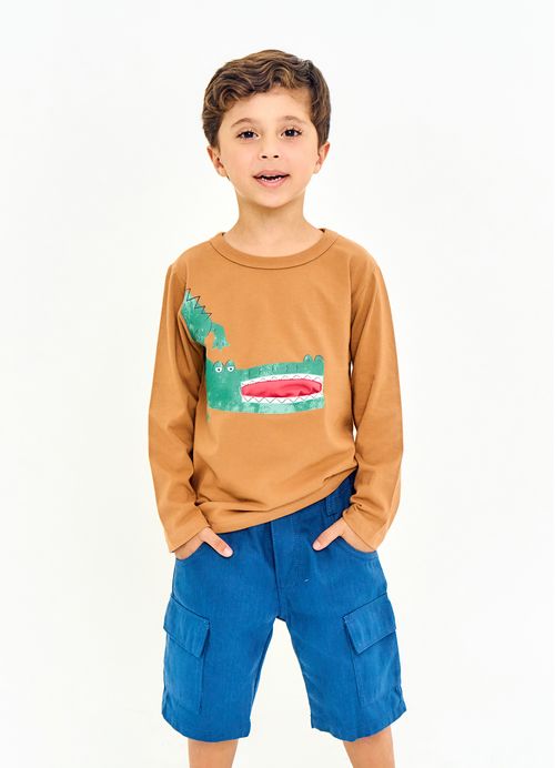Camiseta Infantil Menino Estampa Animal