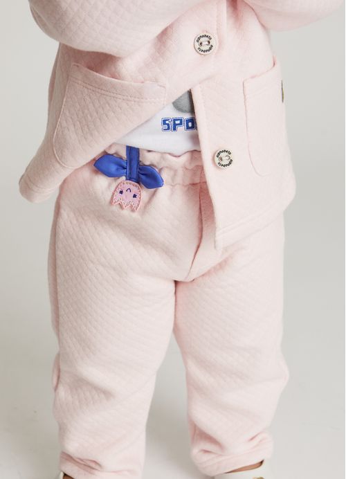 Legging Infantil Bebê Menina Estampa Color Flor - Rosa