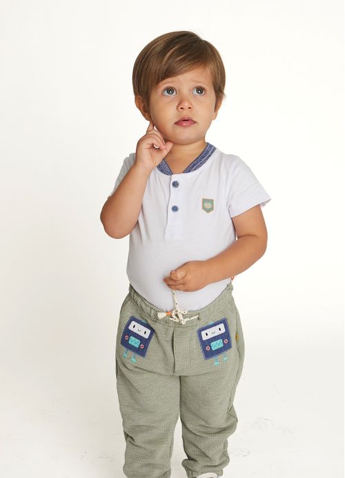 Calça Infantil Menino Estampa Robofriend