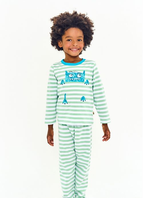 Pijama Infantil Menino Estampa Monstrinho da Família