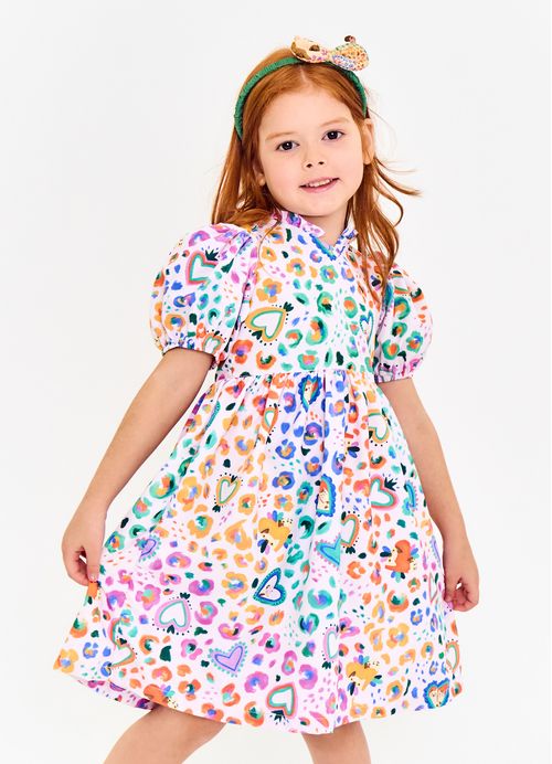 Vestido Infantil Estampa Pop Print