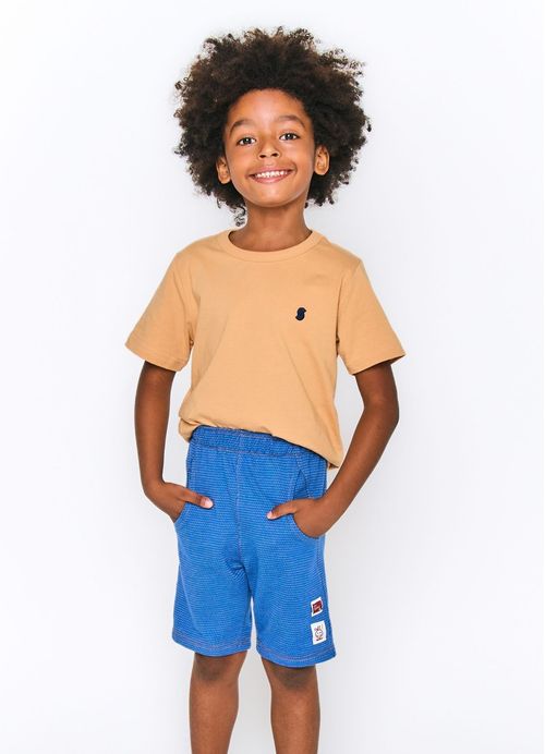 Bermuda Infantil Menino Esportiva - Azul