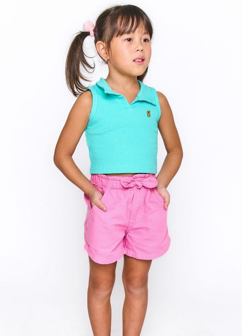 Regata Infantil Menina Basiquinha - Verde