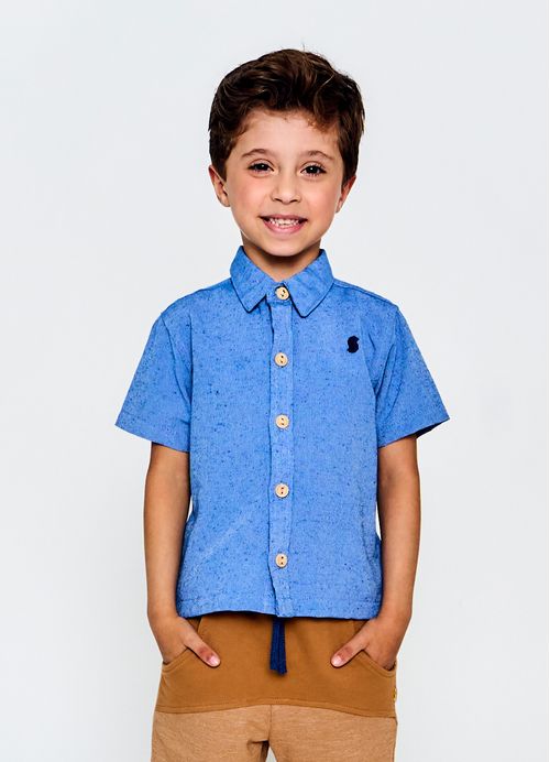 Camisa Infantil Menino Bike Legal - Azul