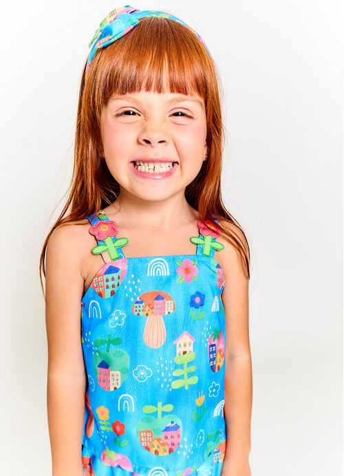 Arco para Cabelo Infantil Doce Cidade