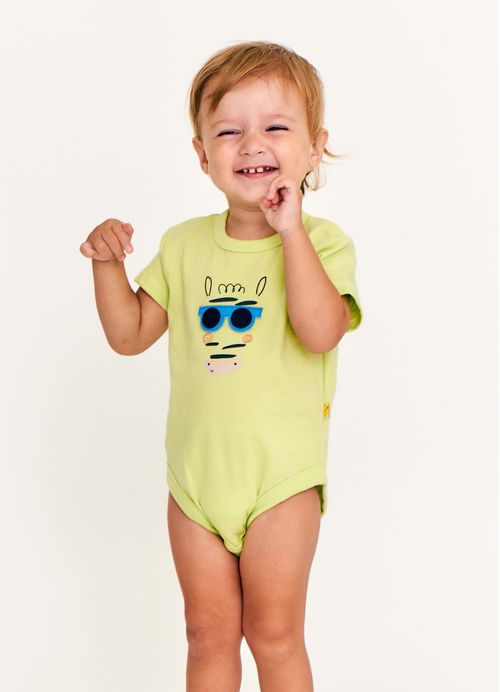 Bebê Menino Zebrinhas - Verde