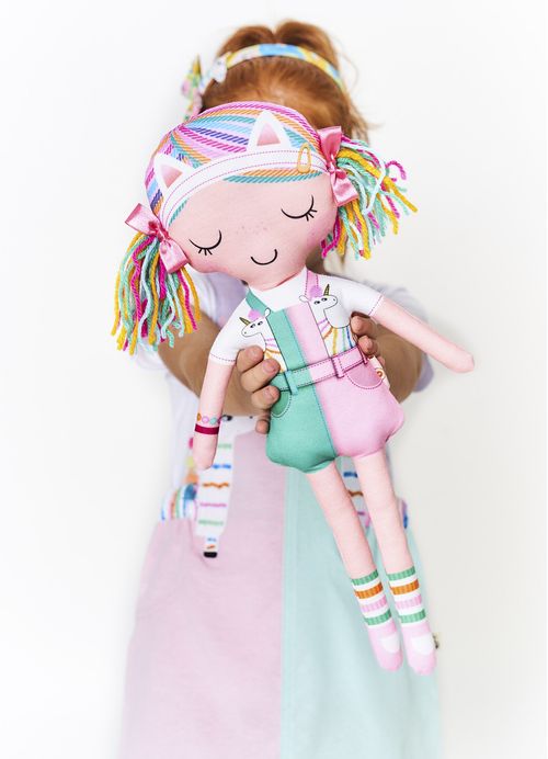 Boneca Almofada Infantil Magia Alada