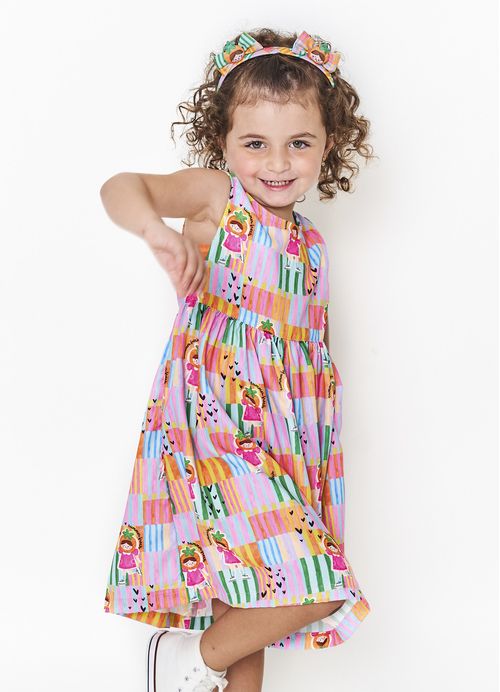 Vestido Infantil Estampa Summer Fresh