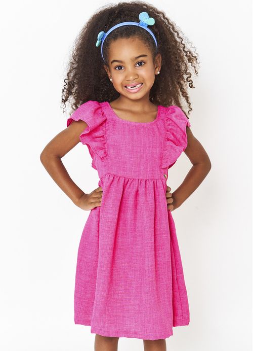Vestido Infantil Além das Cores – Pink