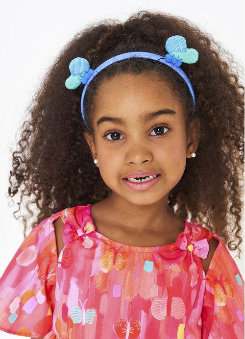 Arco para Cabelo Infantil Além das Cores – Azul
