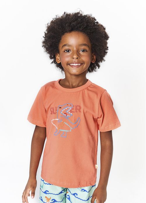 Conjunto Infantil Menino Dino Surfista