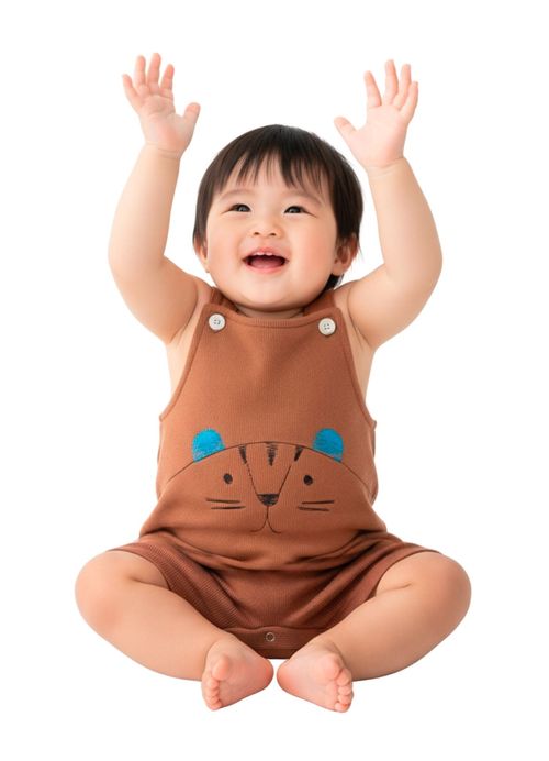 Jardineira Infantil Menino Wild Cats