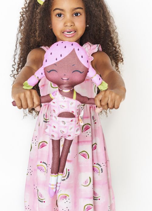 Boneca Almofada  Infantil Melancia