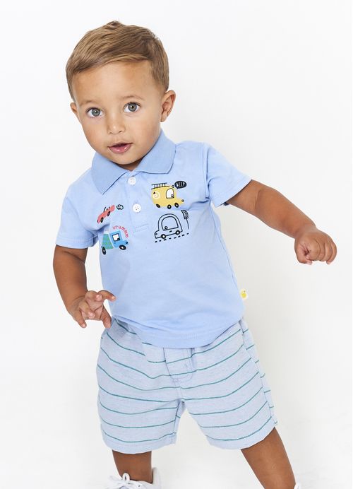 Polo Bebê Menino Beep Beep