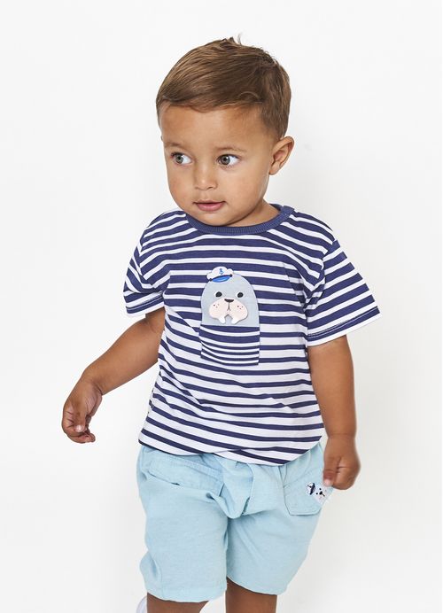 Bermuda Infantil Menino Pequeno Marujo