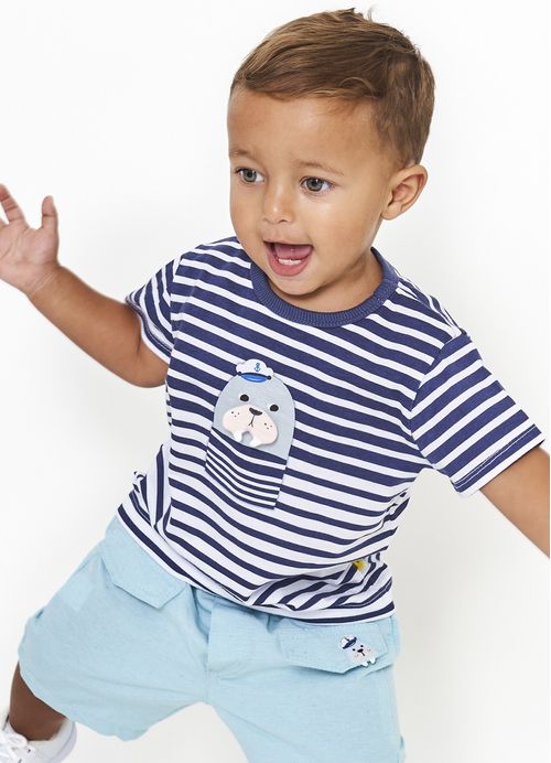 Camiseta Infantil Menino Pequeno Marujo
