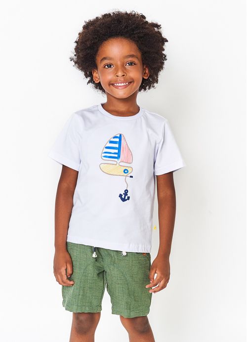 Camiseta Infantil Menino Pequeno Marujo