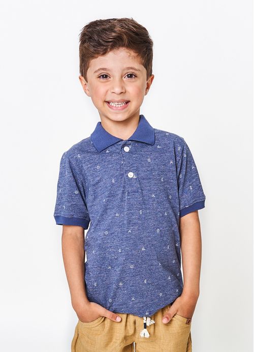 Polo Infantil Menino Pequeno Marujo