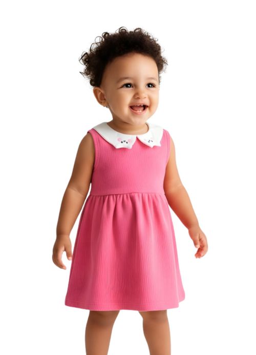 Vestido e Calcinha Infantil Gatinha Fofinha