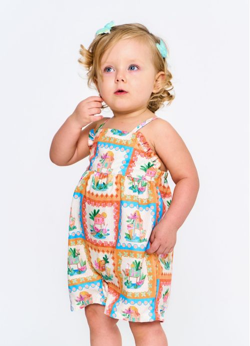 Pimpão Infantil Menina Estampa Delícias de Verão