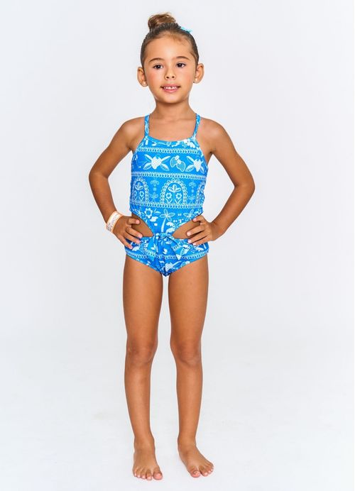 Maiô Infantil Estampa No Litoral