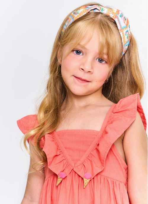 Arco para Cabelo Infantil Delícias de Verão