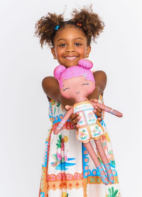 Boneca Almofada Infantil Delícias de Verão