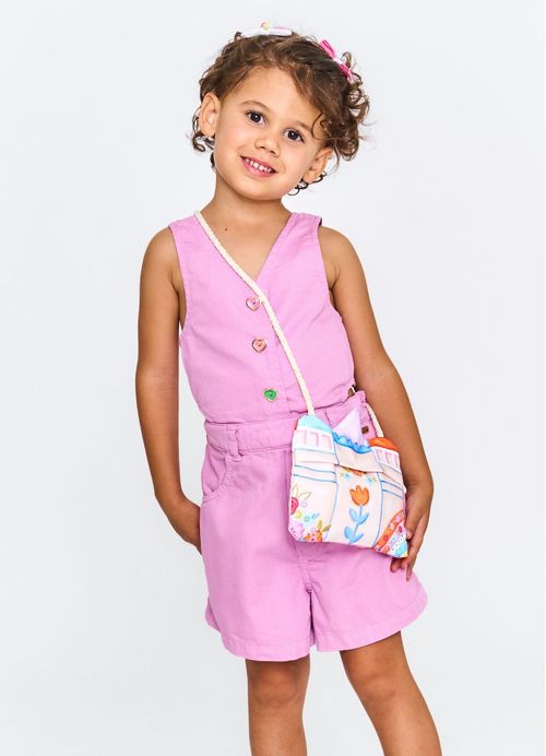 Bolsa Infantil Estampa Era uma vez