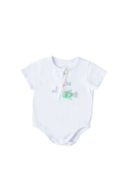Body Infantil Menino Explorador dos 7 Mares - Branco