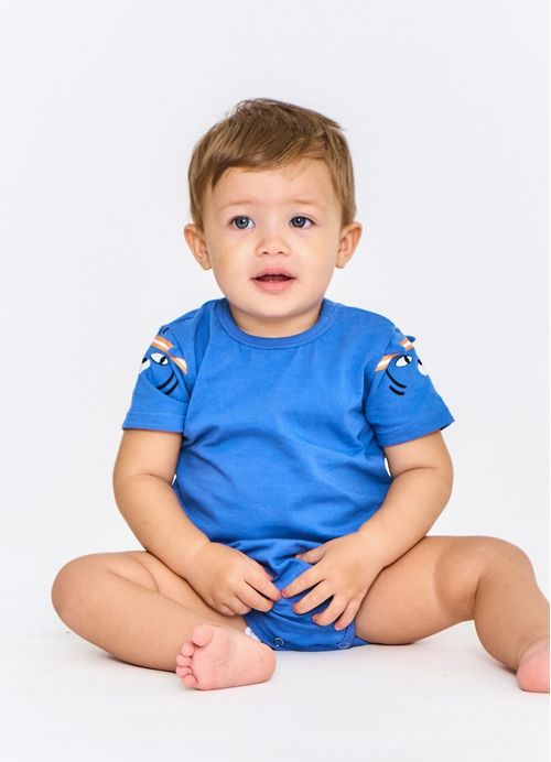 Body Infantil Menino Esporte Divertido - Azul