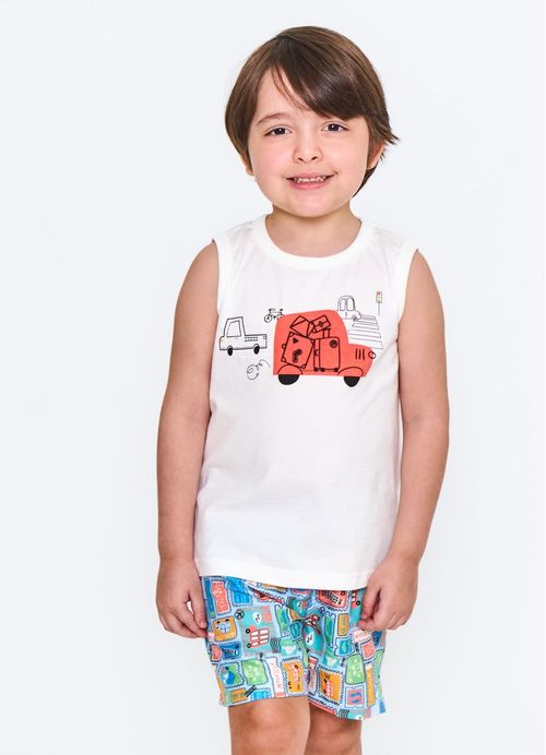 Conjunto Infantil Masculino Selos de Aventura