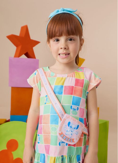 Vestido Infantil Geotropical Lilo & Stitch