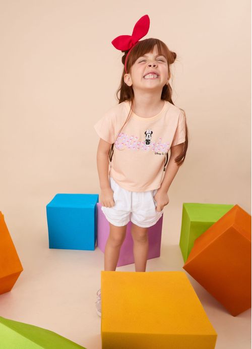 Blusa Infantil Menina Minnie e Daisy Play Time