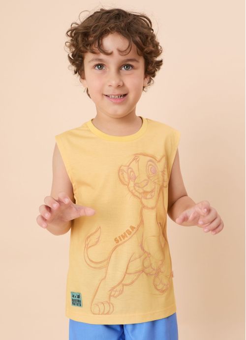 Regata Infantil Menino Rei Leão