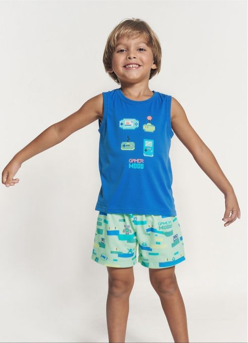 Conjunto Infantil Menino Estampa Game
